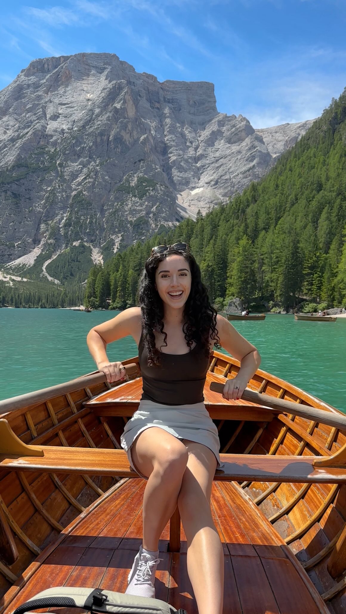 Instagram post by @roxythezoologist for JACK WOLFSKIN. Caption reads: Highlights from our van trip through the Alps....