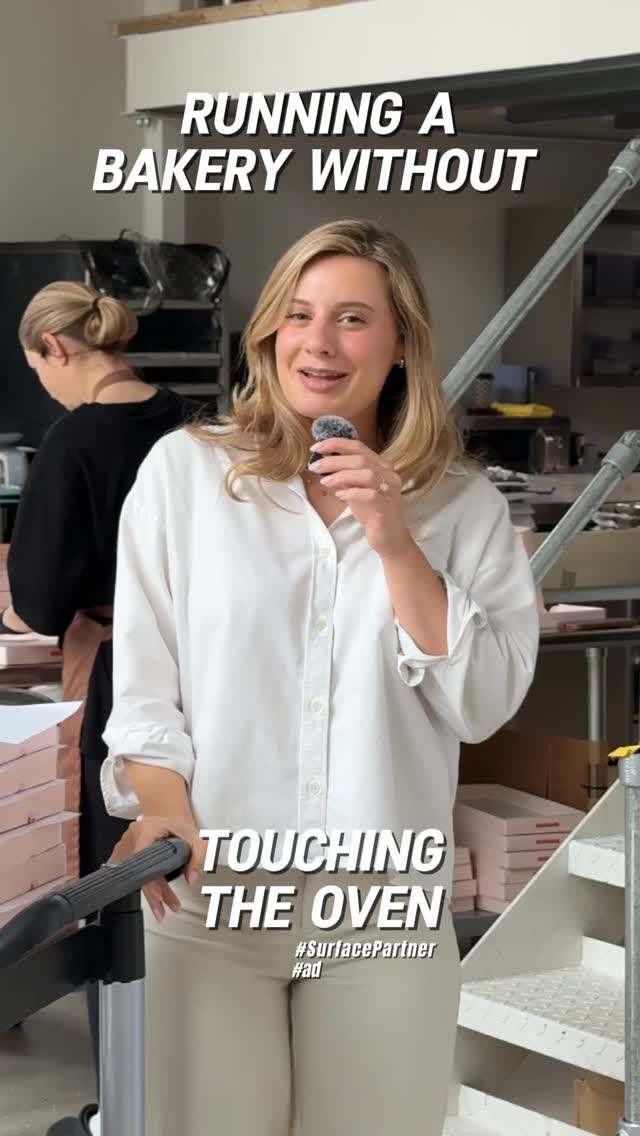 Instagram post by @browniegod for Microsoft Surface. Caption reads: #SurfacePartner A little peek of my day-to-day....