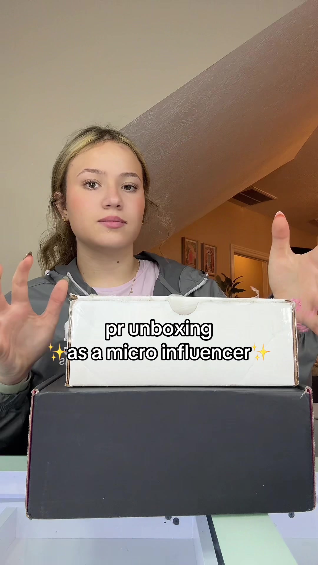 TikTok post by @sophieanderson1 for Physicians Formula. Caption reads: [...] #prhaul @Maybelline NY @MAËLYS @Physicians....