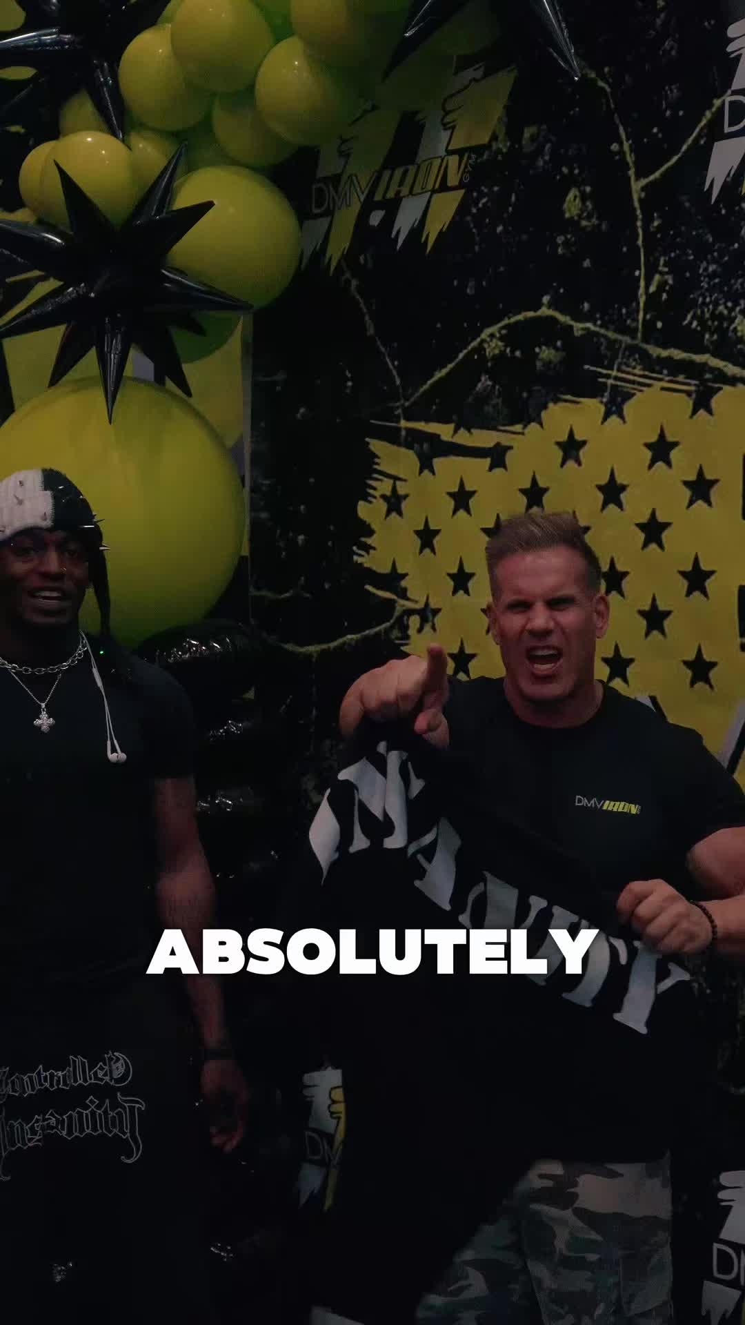 TikTok post by @mistr.nine for Kontrolled Insanity. Caption reads: DMV Iron in Greenbelt, MD — Got to meet Jay Cutler....