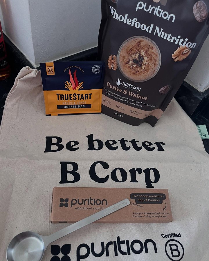 Instagram post by @ourlife.asfourx for TrueStart Coffee. Caption reads: [...] when it begins with a coffee from....