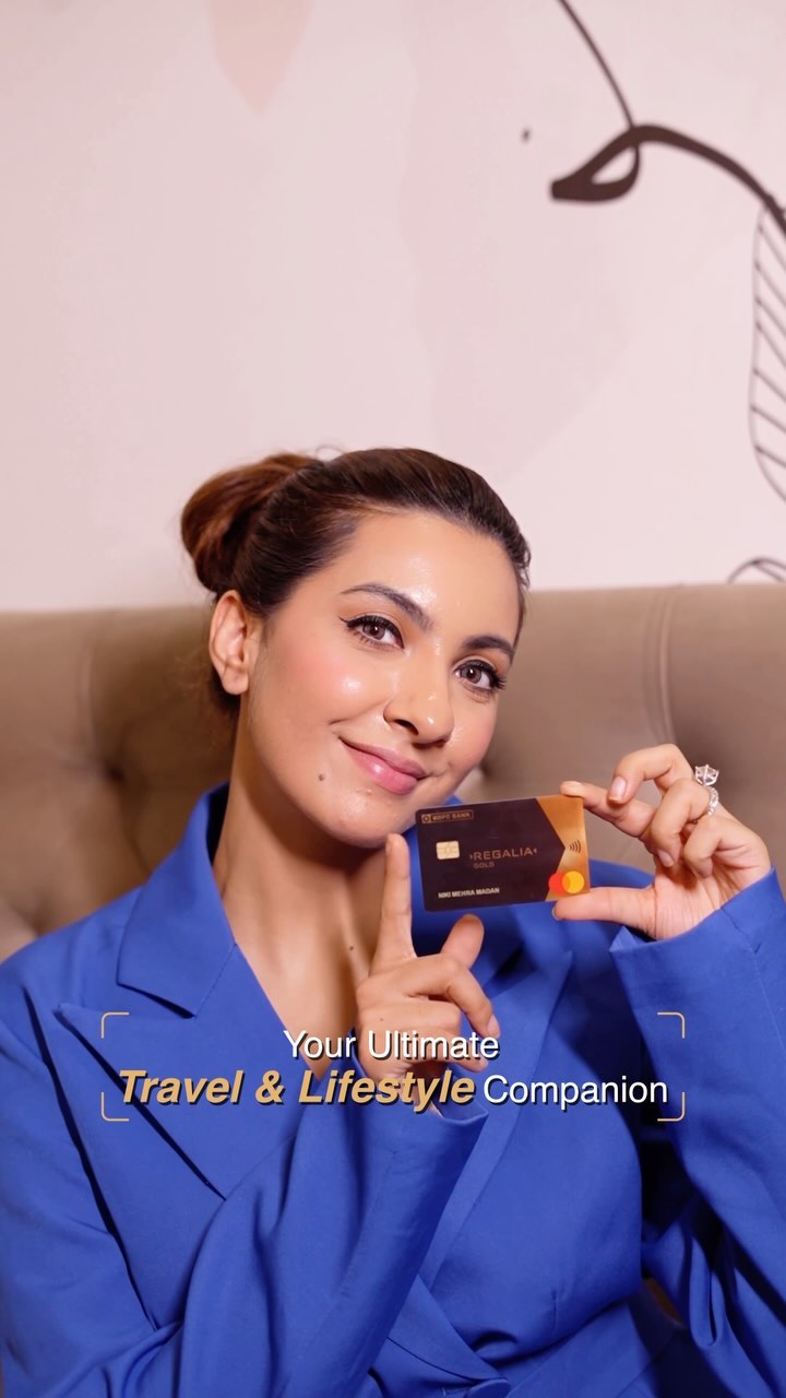 Instagram post by @nikimehra for HDFC Bank. Caption reads: Spend a day with me 💙… 

..which became 10x more....