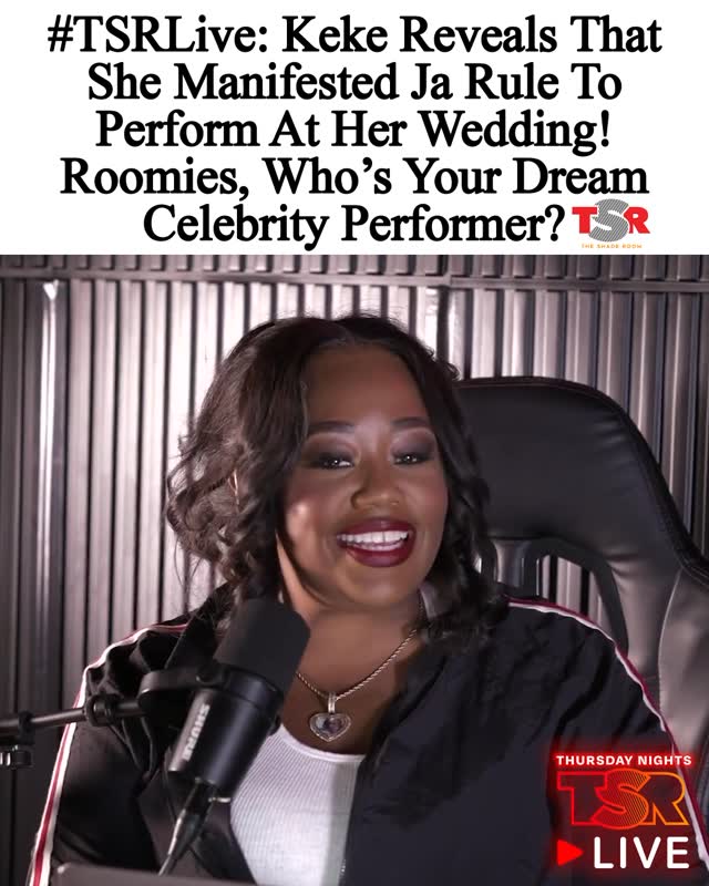 Instagram post by @tonekapone33 for The Shade Room. Caption reads: It’s giving manifestation energy! 👏🏾👏🏾 Our....