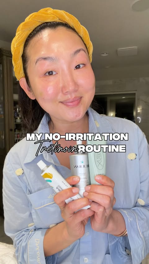 Instagram post by @tamsskyn for Dieuxskin. Caption reads: If you’re starting tretinoin again (or for the....