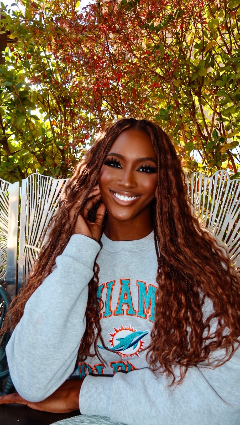 Instagram post by @cierraprice for Fanatics. Caption reads: Welcome to the Fam Club! @fanatics I’m loving the....