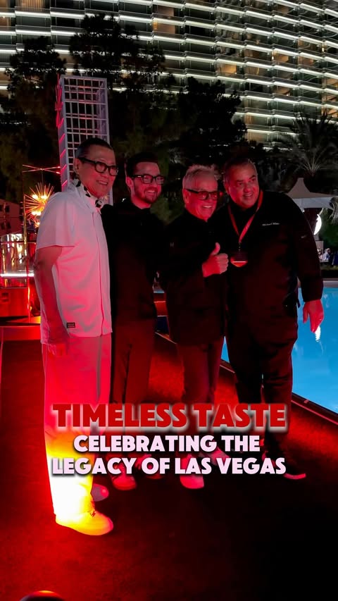 Instagram post by @drinklasvegas for Narcity. Caption reads: Still thinking about this lineup 🙌 Rolling back....