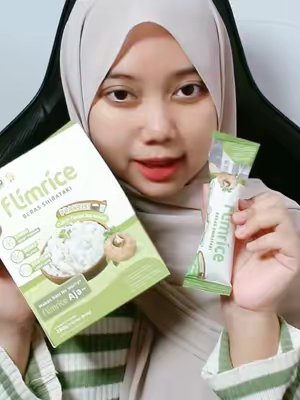 TikTok post by @yeopitaa for Flimty Fiber. Caption reads: [...] ganti ke flimrice 🤩@flimrice @FLIMTY FIBER....