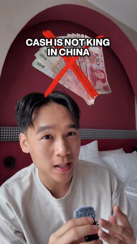 Instagram post by @brandneweats for Wise. Caption reads: I never even touched cash. Wise x Alipay is the....