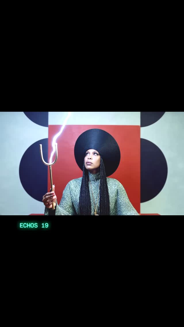 Instagram post by @erykahbadu for Twitch. Caption reads: World - Stream on @primevideo and @twitch 

Badu....