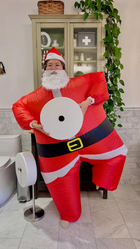 Instagram post by @thekwendyhome for Charmin. Caption reads: #ad #CharminPartner Have you ever gotten this call....