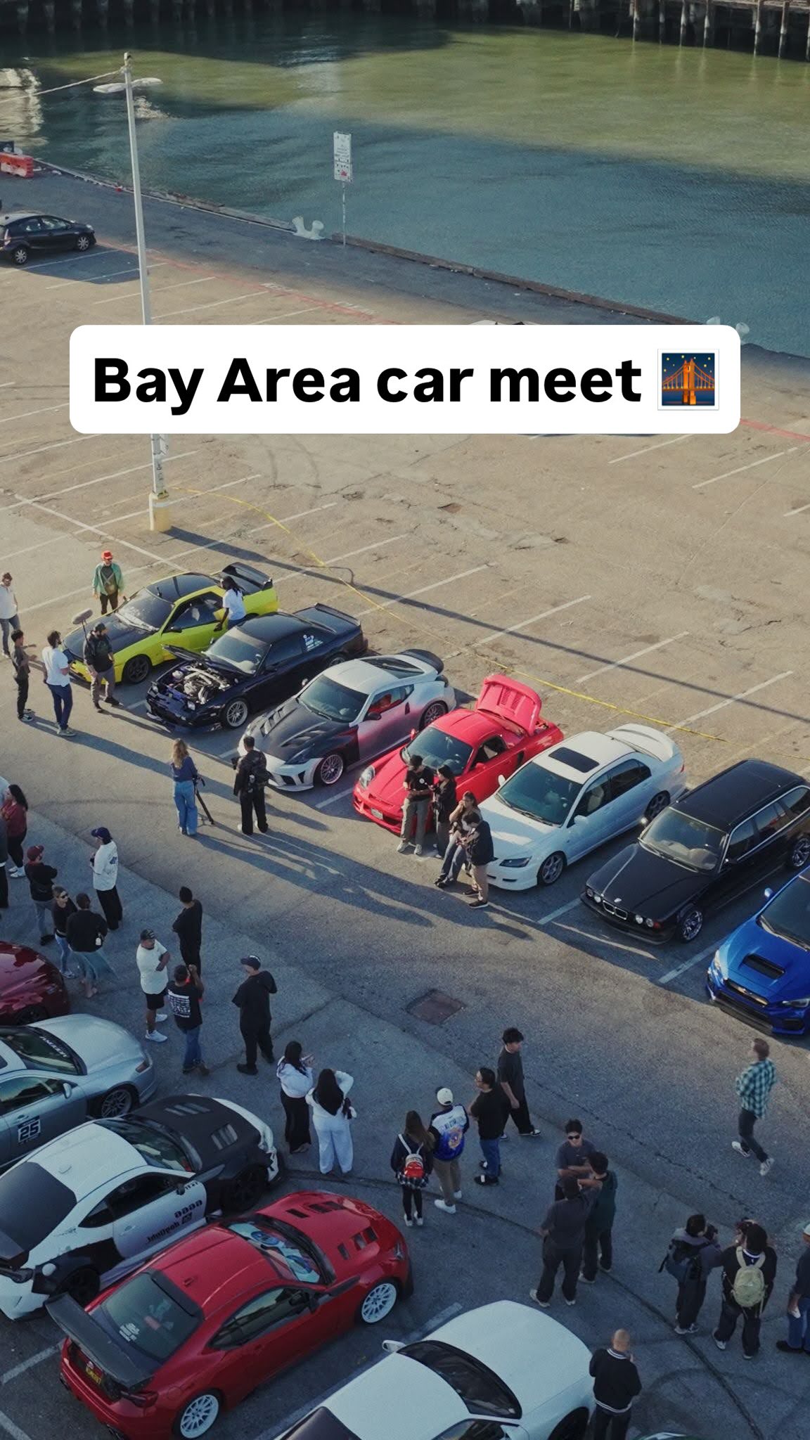 Instagram post by @chris._.ung for eBay Motors. Caption reads: The Bay’s car scene is a vibe 💎 @wte.3 and....