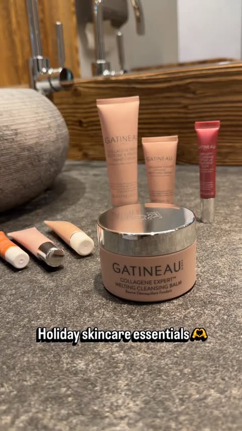 Instagram post by an influencer for Gatineau. Caption reads: [...] 💗💕 Enjoying the new @gatineau_skincare....