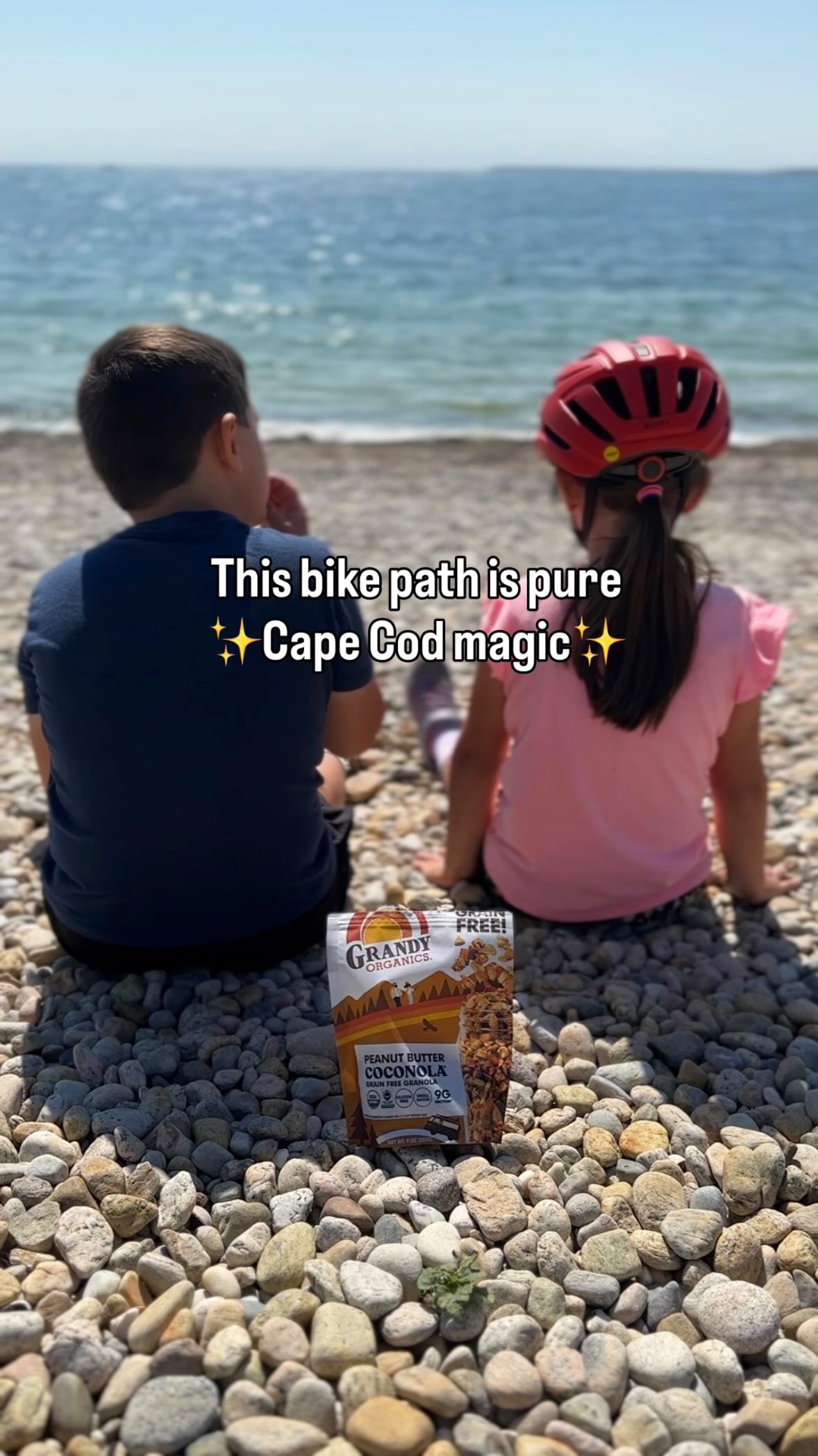 Instagram post by @fromnewenglandwithkids for Grandy Organics. Caption reads: Did you know… @grandyorganics Peanut Butter....