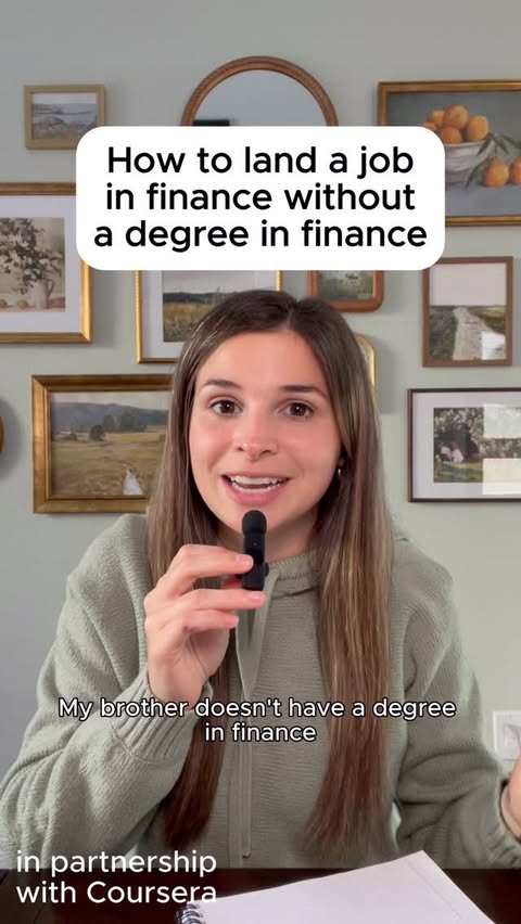 Instagram post by @reagandary for Coursera. Caption reads: #CourseraPartner Congrats Austin on your new [...].