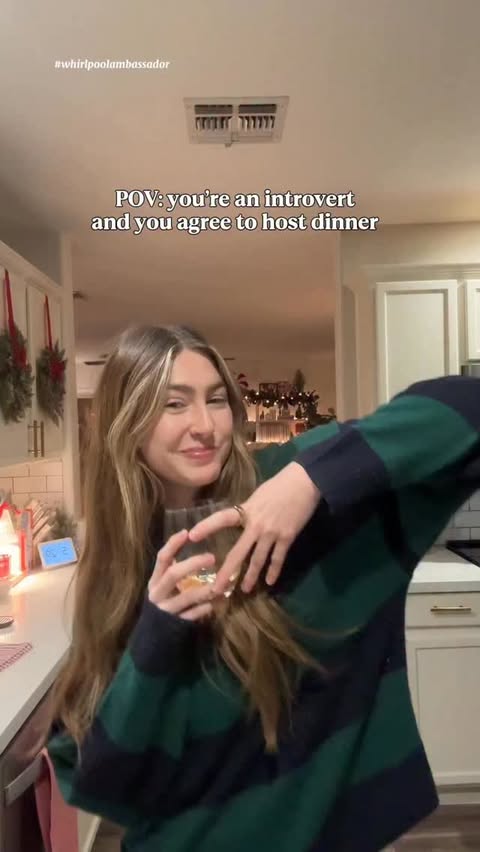 Instagram post by @devonandwillo for Whirlpool. Caption reads: [...] off single girl hosting thanks to my....