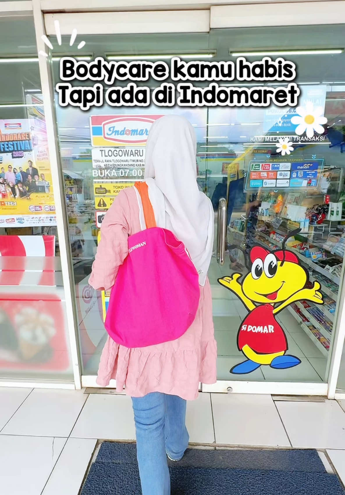 TikTok post by @noiscawinasonya for Natur-e. Caption reads: Yuk ikutan juga pakai dan beli Natur-E di....
