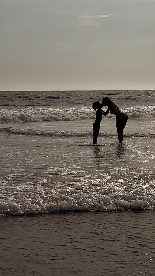 Instagram post by @laurencaruso_ for Venus et Fleur. Caption reads: my sister and i always joke that xavier’s my....