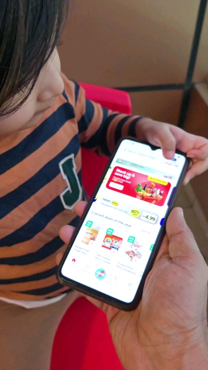 Instagram post by @taqato for Noon. Caption reads: One of the best features to be introduced on Noon....