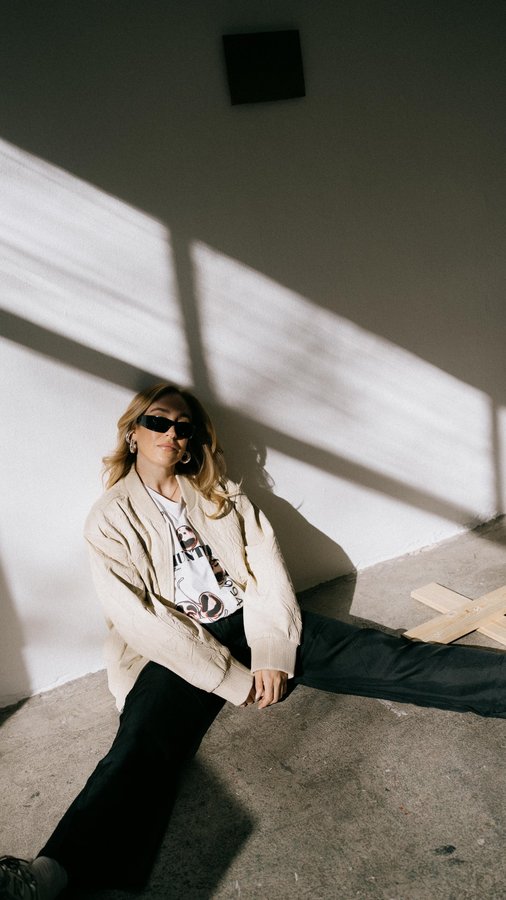 Instagram post by @sonialyson for Munthe. Caption reads: [...] this years Art in the City campaign by....