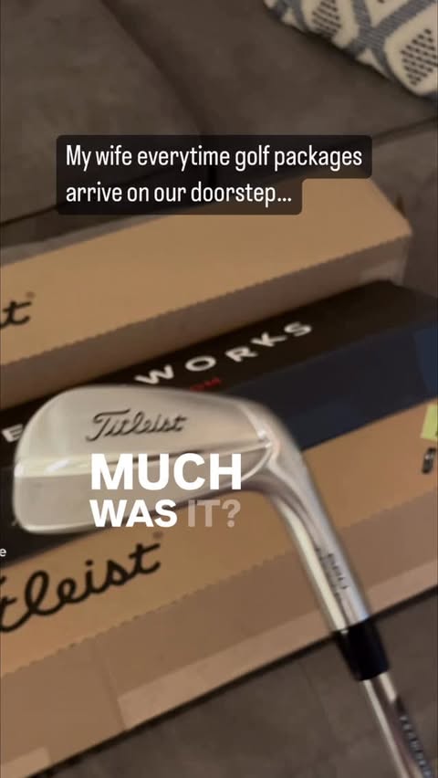 Instagram post by @golfrabble for Titleist. Caption reads: Christmas is less@than two weeks away… ❤️.