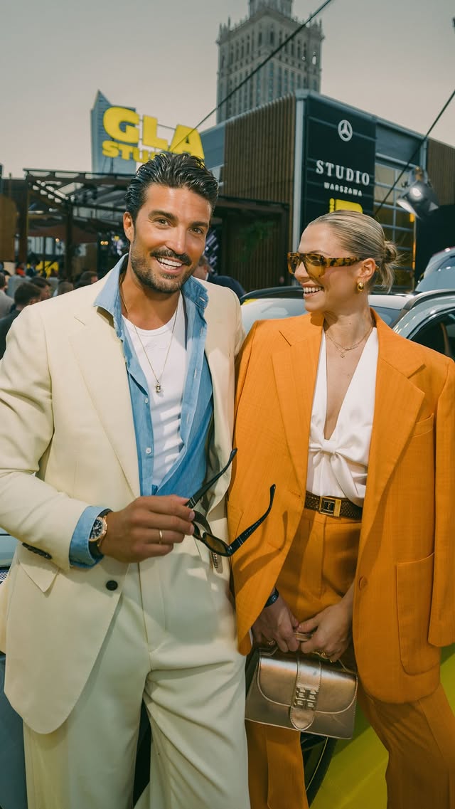 Instagram post by @valentinapahde for Mercedes-Benz. Caption reads: Anzeige| 48h in Warsaw with @mercedesbenz for the....
