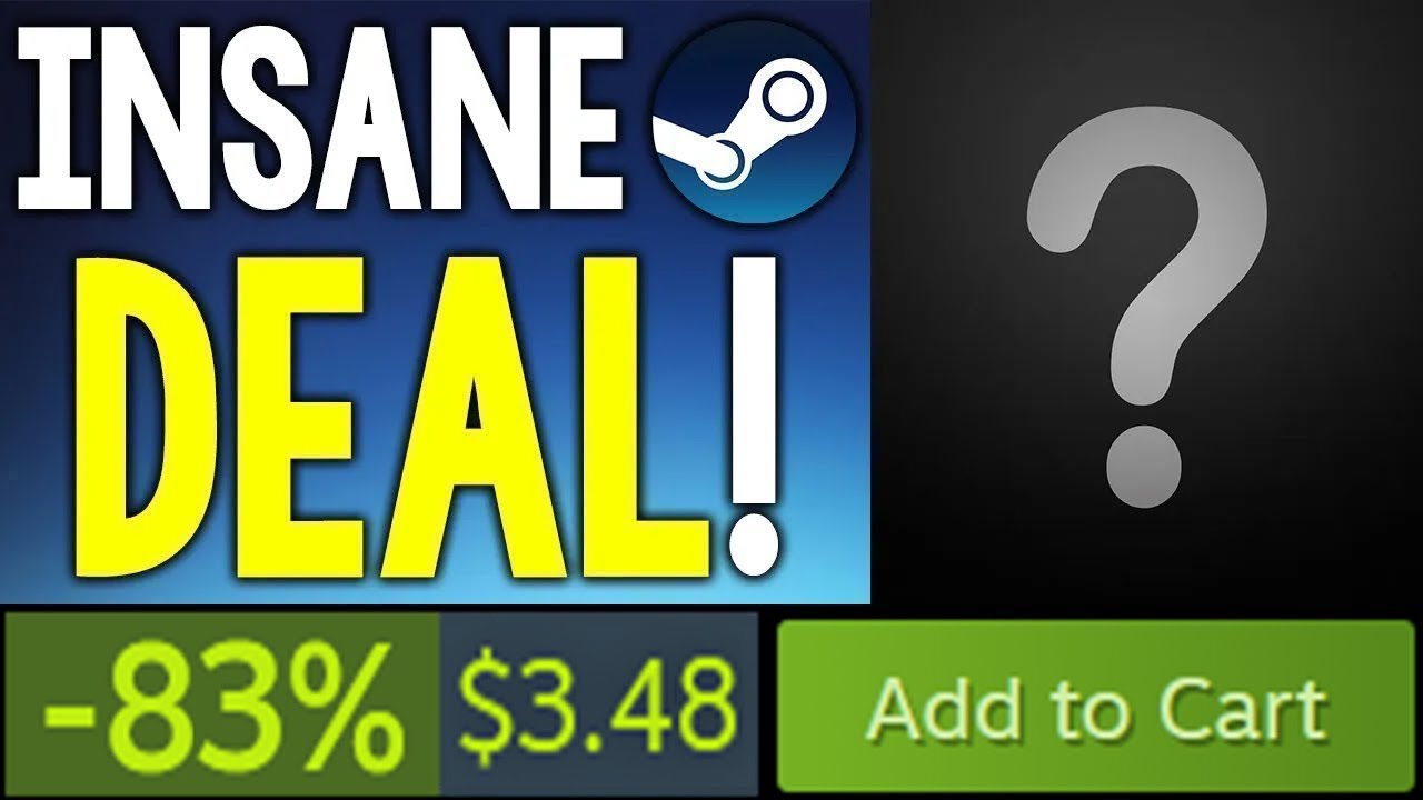 YouTube post by @CultOfMush for Instant Gaming. Caption reads: Absolutely AWESOME Steam Game Deal UNDER $4 + More....