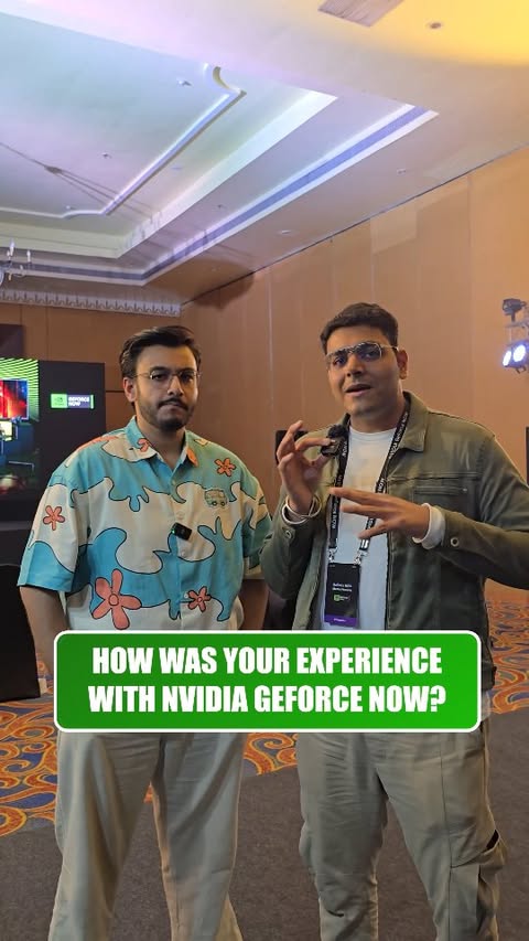 Instagram post by @venomstech for NVIDIA GeForce. Caption reads: [...] hype? 🤔 #NVIDIA #GeforceNow #collab....