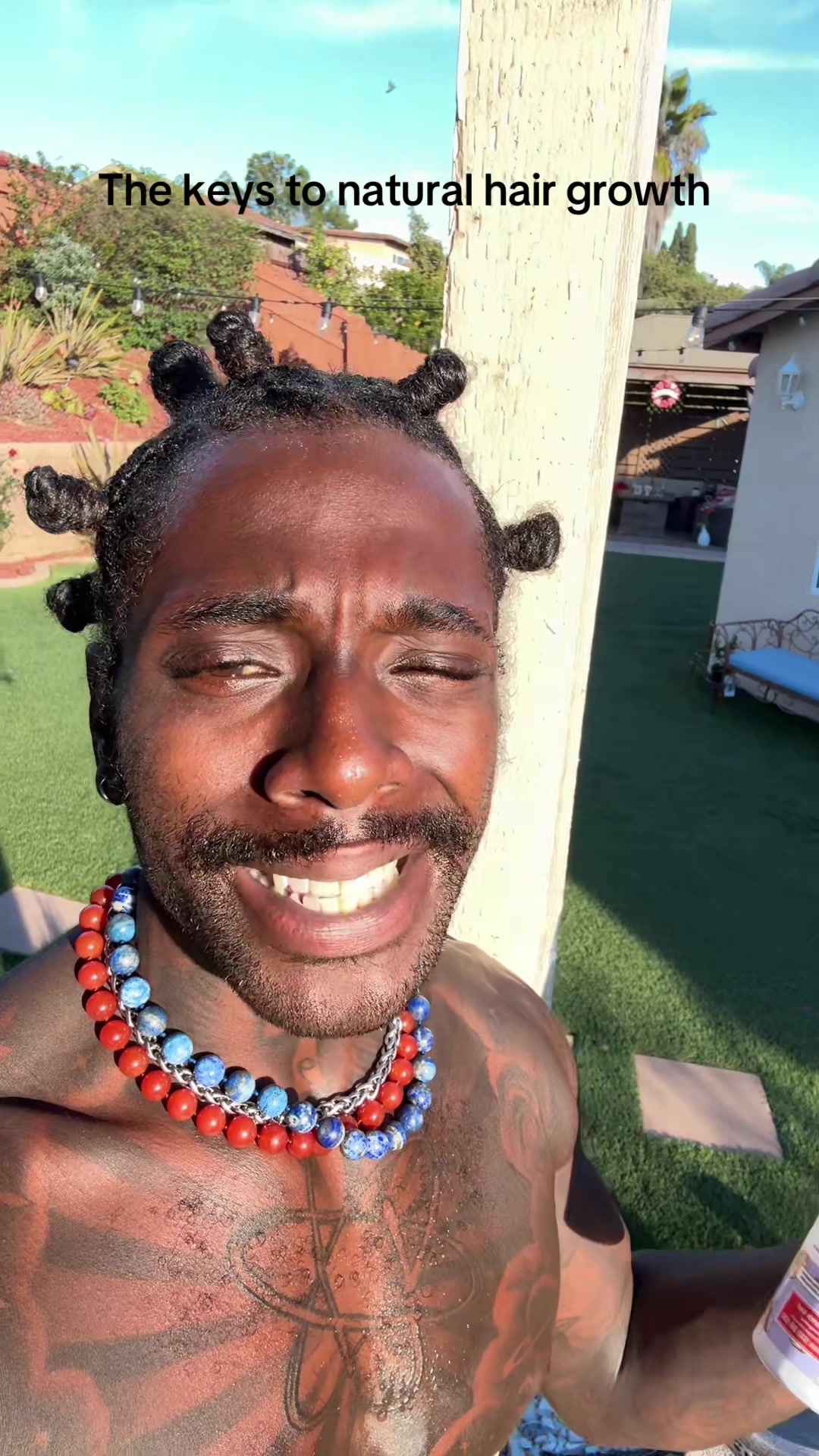 TikTok post by @shopntru9 for MaryRuth Organics. Caption reads: Grow your hair long all 2026 with the right hair....