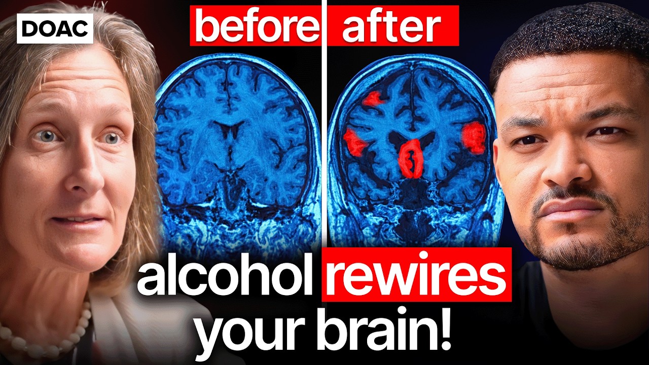 YouTube post by @TheDiaryOfACEO for BON CHARGE. Caption reads: Dopamine Expert: How TikTok Is Physically Rewiring....