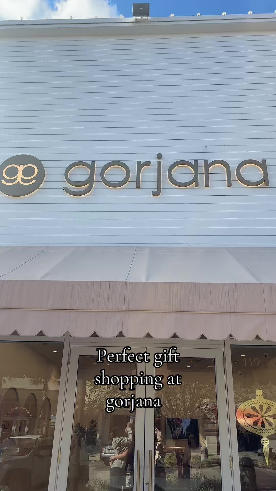 TikTok post by @sydneyschmidt_14 for gorjana. Caption reads: gorjana makes my holiday shopping [...].