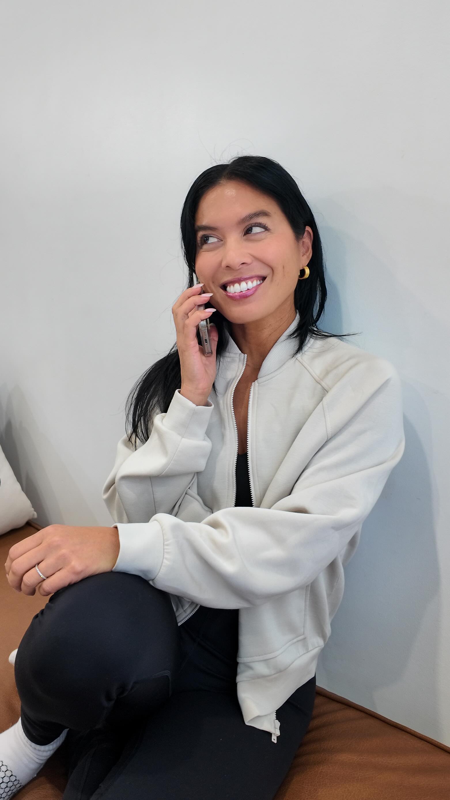 Instagram post by @trishaenriquez for TELUS. Caption reads: My kids always joke that ‘Lola is 78 going on 18!’....