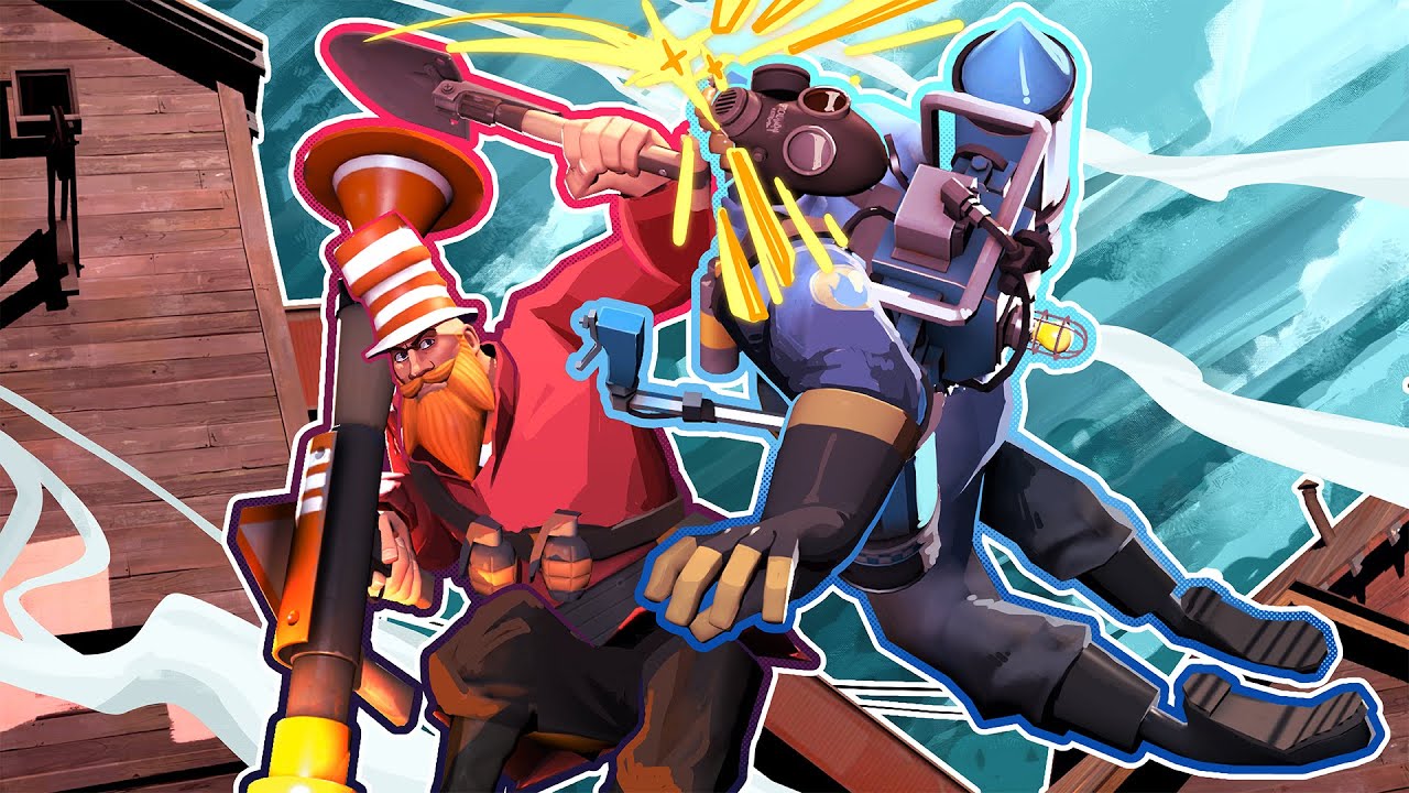 YouTube post by @SoundSmithTF2 for Dropbox. Caption reads: [TF2] How to Trolldier: Direct Combat Techniques.