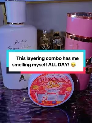 TikTok post by @fullofjoygurl for Atralia Perfumes. Caption reads: [...] @LATTAFA USA @Lattafa Perfumes @ATRALIA....
