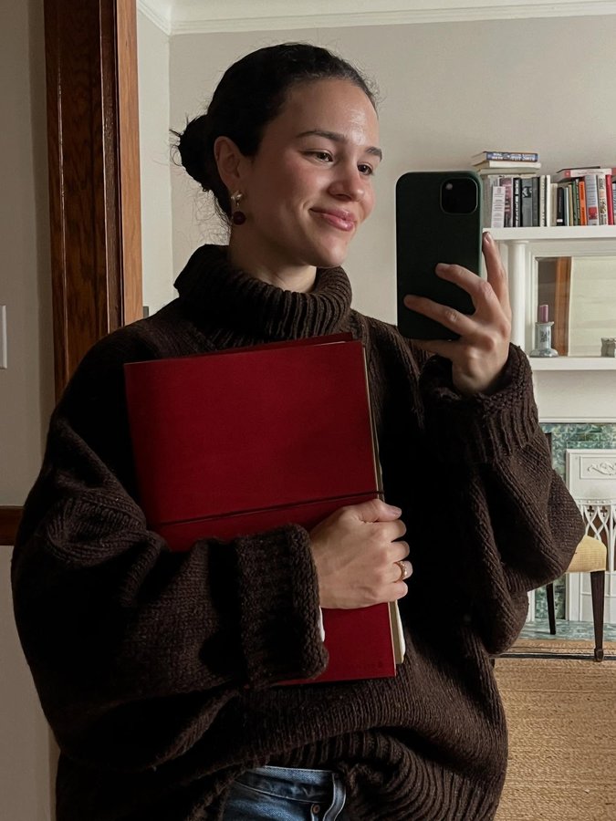 Instagram post by @librarians.wardrobe for paper republic. Caption reads: For too long now I’ve used my phone to find and....