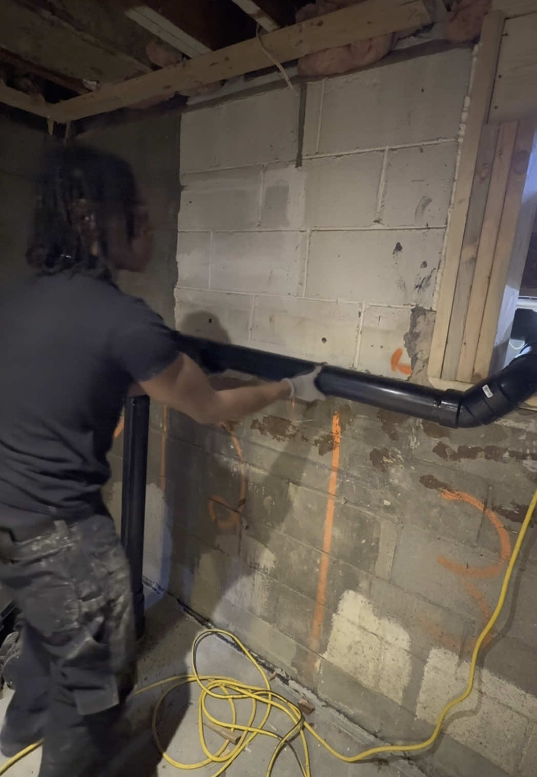 TikTok post by @proeraplumbing for Jobber. Caption reads: Custom Home Rough In Sponsored By @Jobber ....