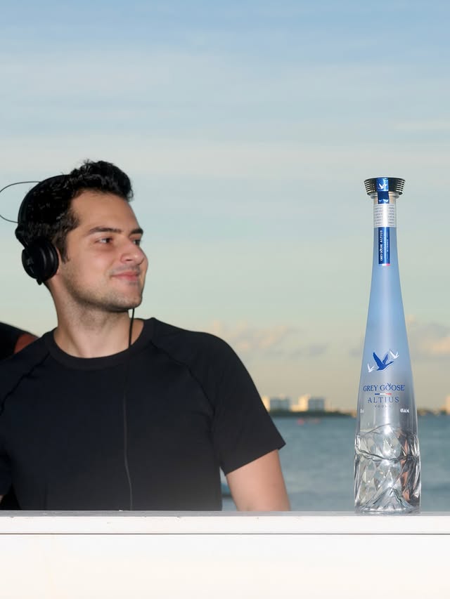 Instagram post by @luciano_scalioni for Grey Goose. Caption reads: [...] the best and only way I know how, with....