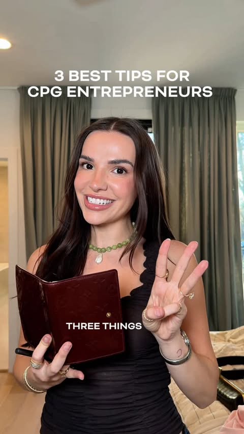 Instagram post by @catherine.lockhart for Shopify. Caption reads: [...] The bottom line is just start, and @shopify....