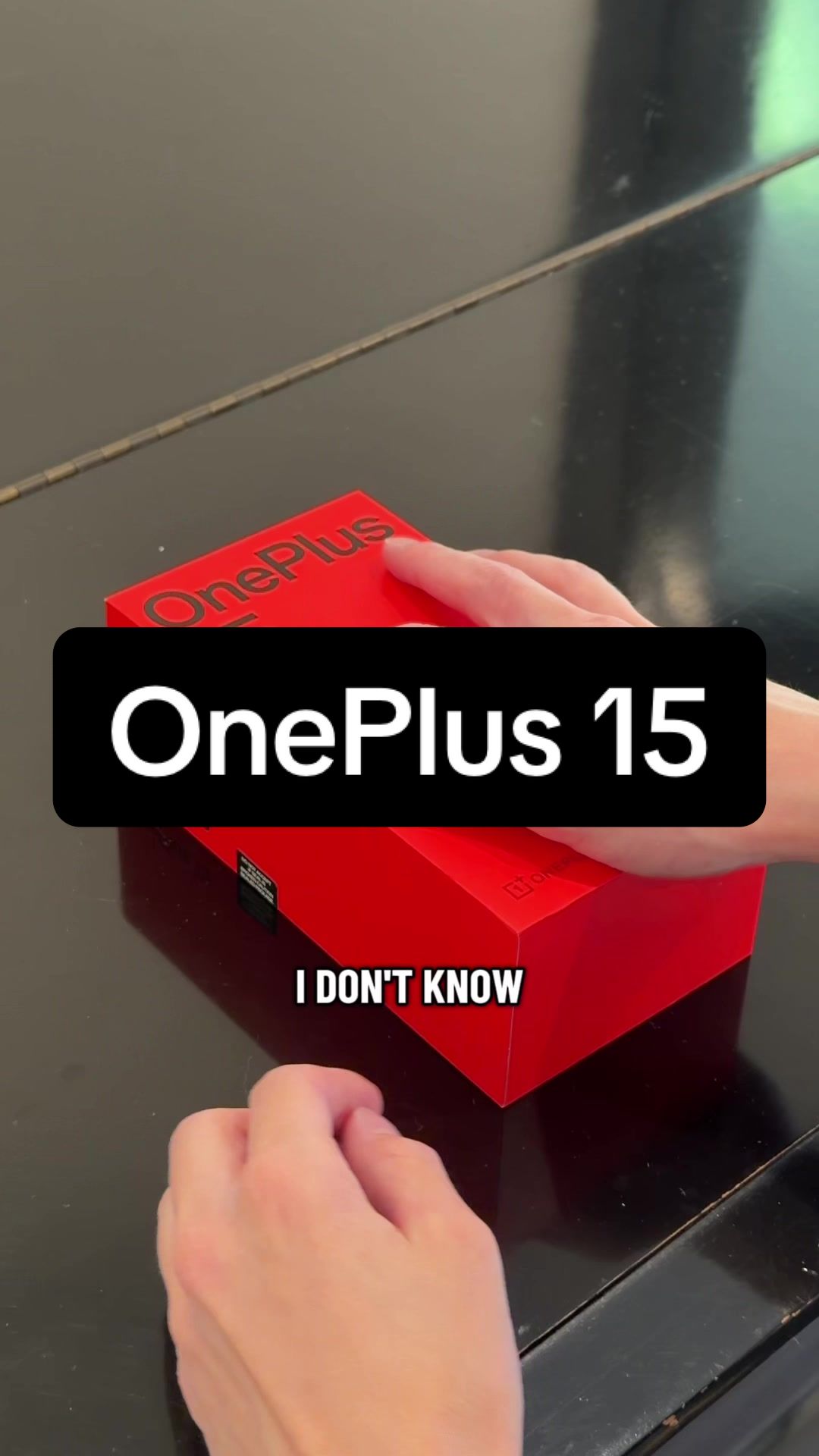 TikTok post by @hitomidocameraroll for OnePlus. Caption reads: This might be the best upgrade of 2025. #oneplus....