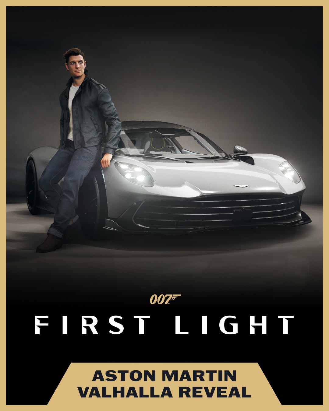 Instagram post by @007gameioi for Aston Martin. Caption reads: [...] car when they are on duty. Meet the Aston....
