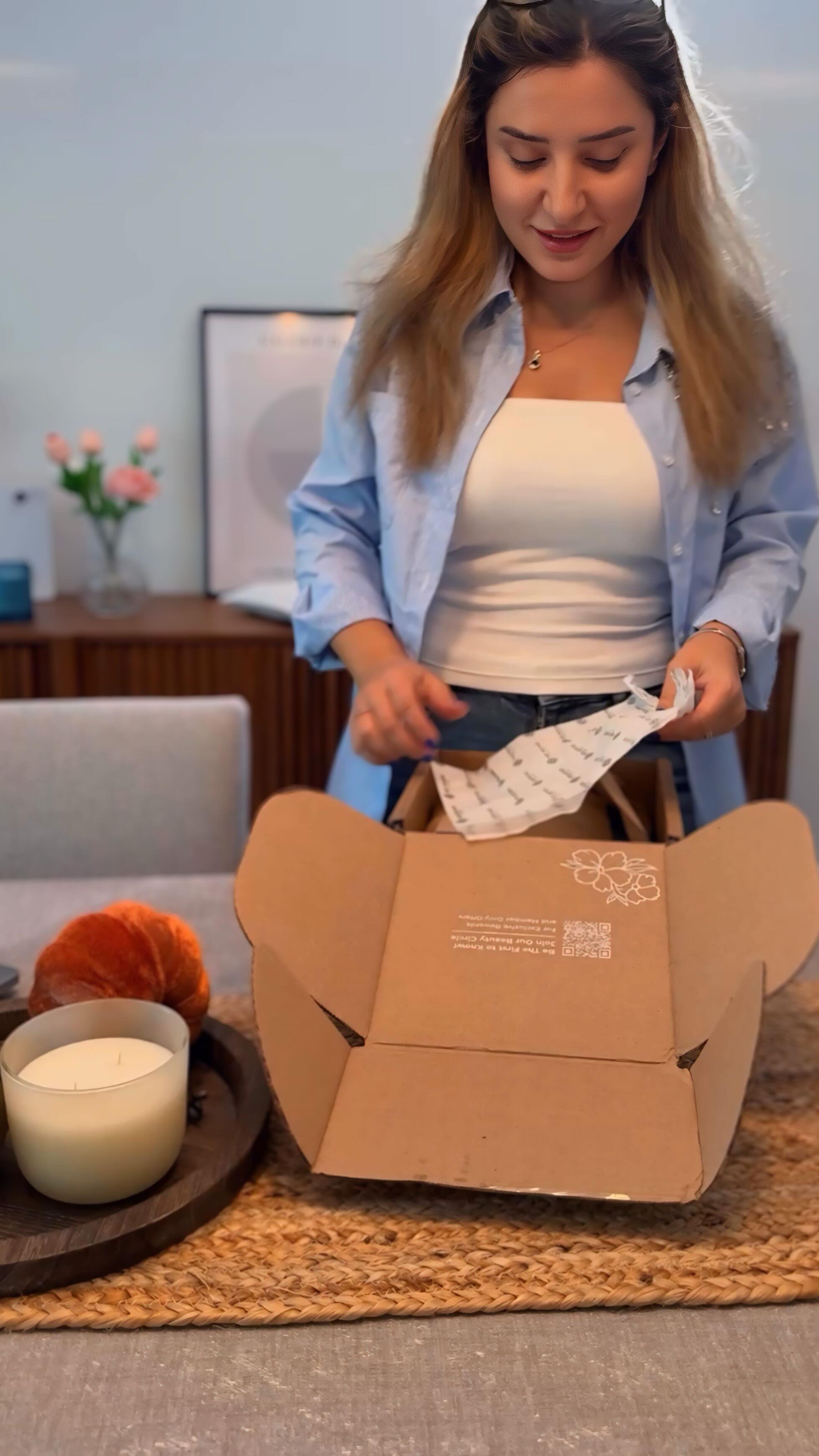 Instagram post by @elenaa_nyc for Yves Rocher. Caption reads: Received a lovely PR package from Yves Rocher 💚....