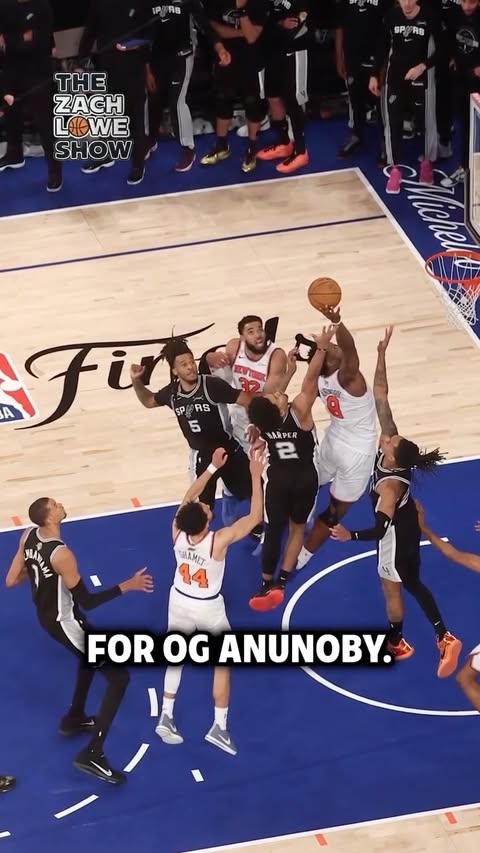 Instagram post by @zachlowenba for State Farm. Caption reads: [...] on why it’s OG Anunoby. Presented by....