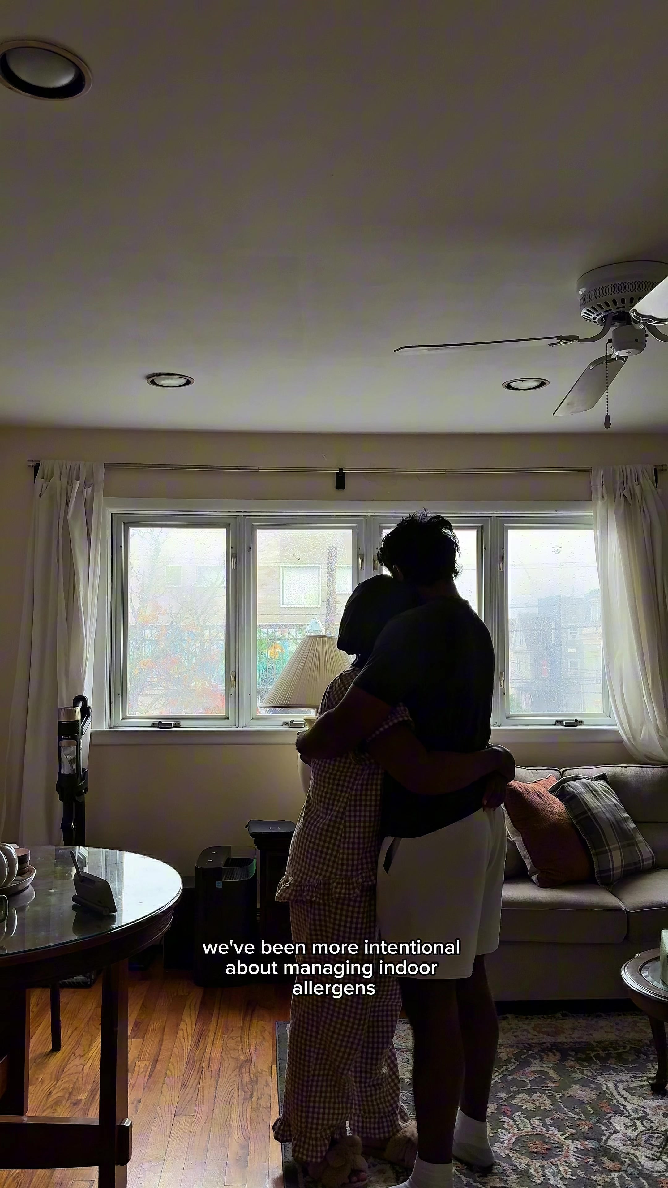 TikTok post by @mattandkharli for Clorox. Caption reads: #CloroxPartner Our mornings look a little [...].