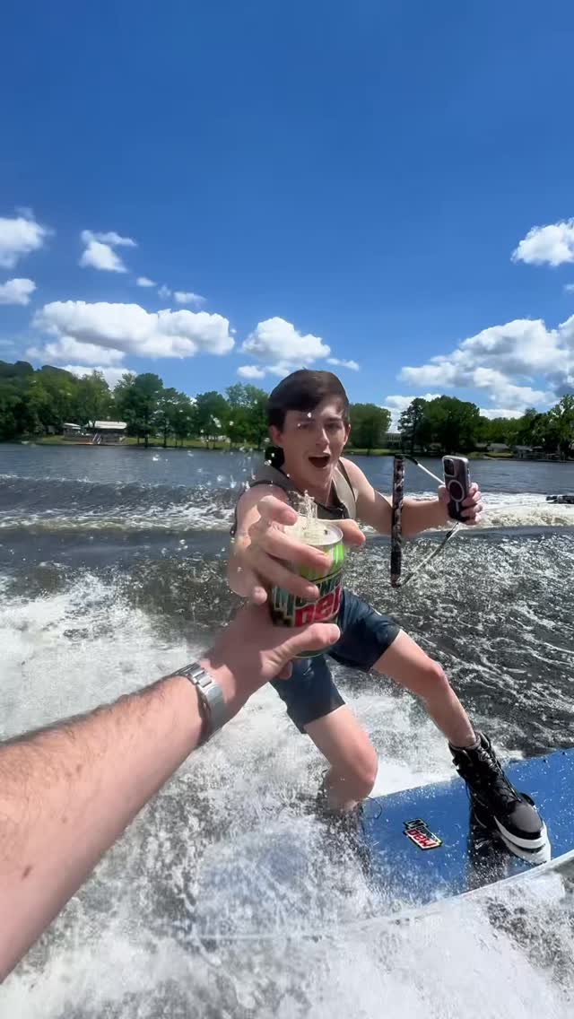 Instagram post by @chaselocke_501 for Mountain Dew. Caption reads: Starting summer off with @mountaindew....
