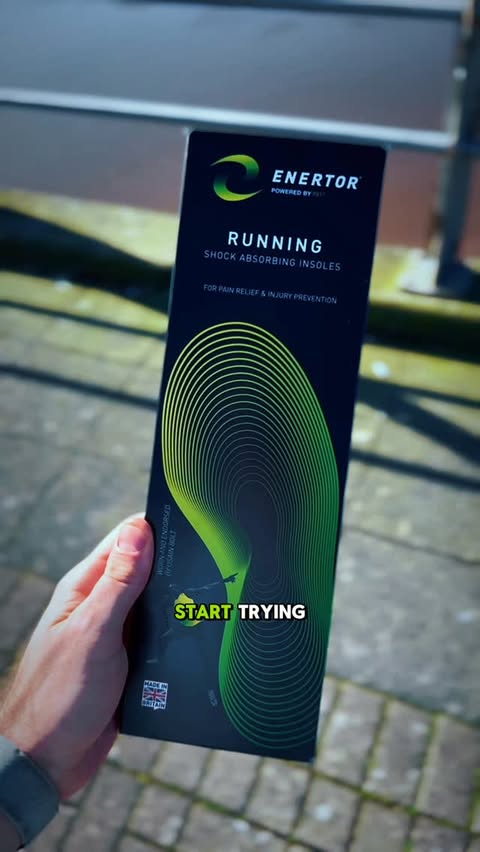 Instagram post by @jord.run for Enertor. Caption reads: [...] thing that’s made a real difference is....