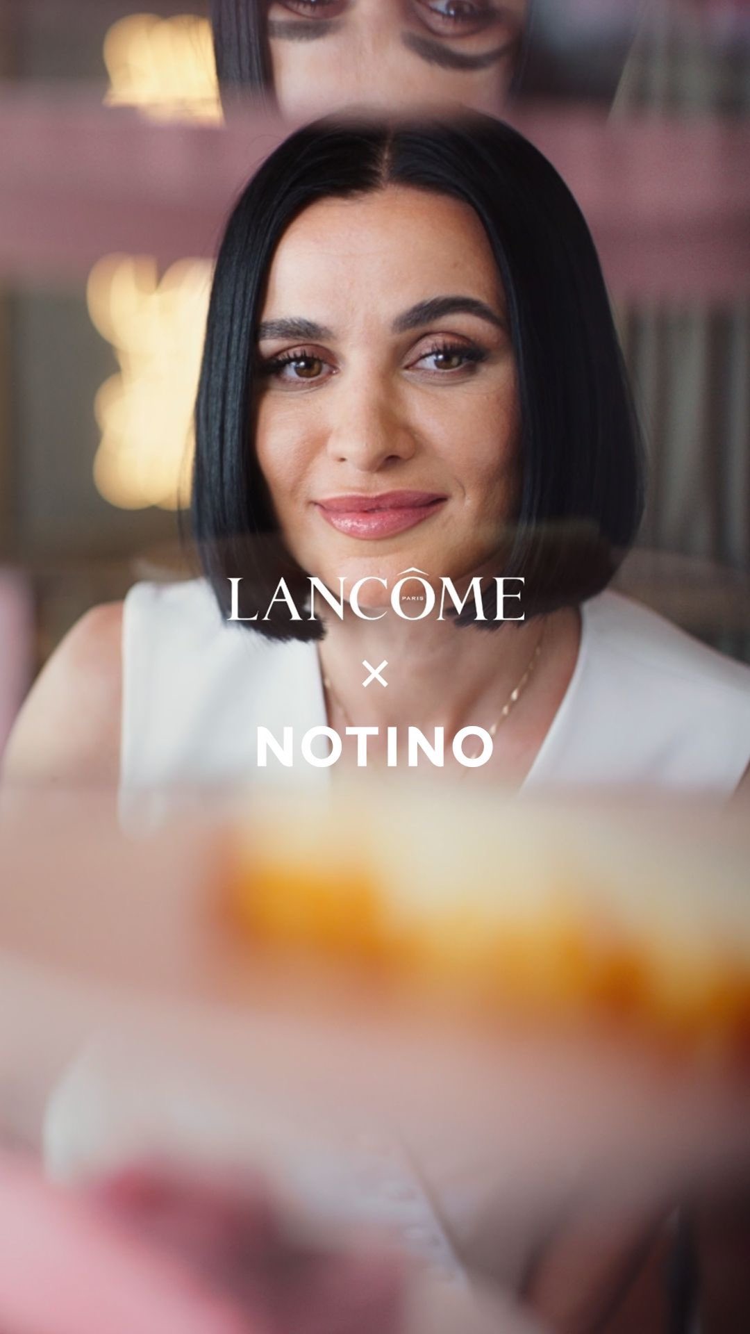 Instagram post by @lucypug for Notino Slovakia. Caption reads: Vanilkovú vôňu nosila moja maminka, keď som bola....