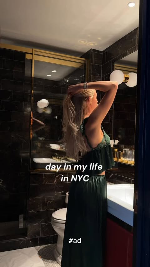 Instagram post by @moorrgs for American Express. Caption reads: [...] a curated collection of hotels from....