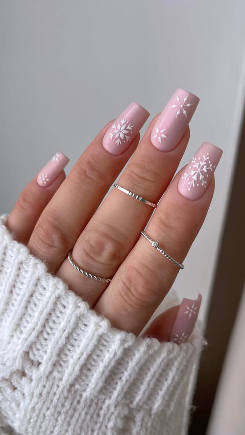 Instagram post by @amanda.sudolll for Semilac. Caption reads: Piękny kolor Pink Glazed od @semilac w macie....