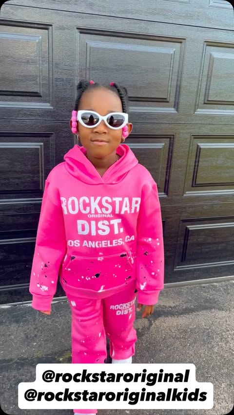 Instagram post by @_princesskalirose for Rockstar Original. Caption reads: 🎀 Drippin’ in pink and confidence.....