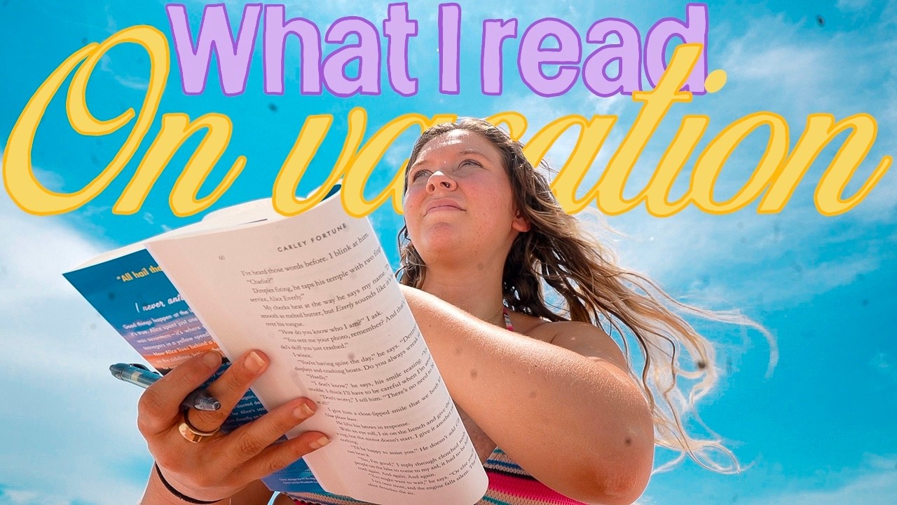 YouTube post by @whatsdesreading for BookoftheMonth. Caption reads: I read my anticipated summer releases...