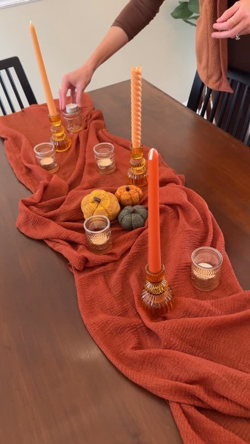 Instagram post by @thehalliescene for Groupon. Caption reads: making Friendsgiving happen as busy parents is....